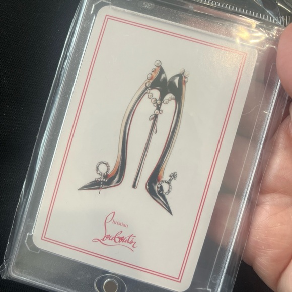 Christian Louboutin Authentic VIP Collectable joker Playing Card NEW - Picture 3 of 4